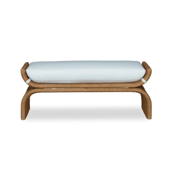 WICKER BENCH